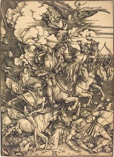 The Four Horsemen, probably c. 1496/1498. Creator: Albrecht Durer