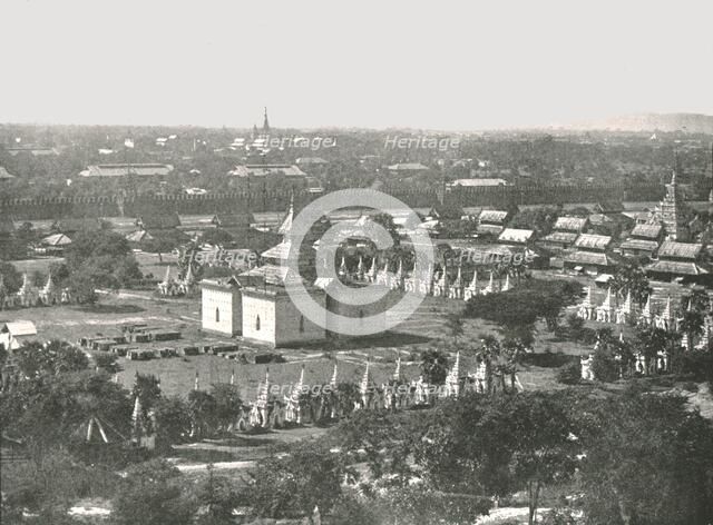 'The Four Hundred and Fifty Temples', Mandalay, Burma, 1895.  Creator: Unknown.
