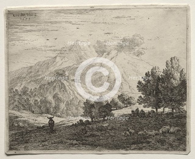 The Four Mountains. Creator: Karel Dujardin (Dutch, c. 1622-1678).