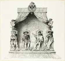 The Four Magistrates of Besançon, 1825. Creator: Jean-Auguste-Dominique Ingres
