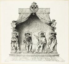 The Four Magistrates of Besançon, 1825. Creator: Jean-Auguste-Dominique Ingres