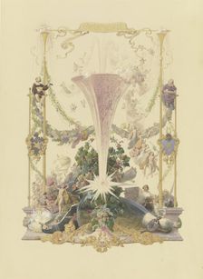 The four main drinks: Champagne, 1853. Creator: Adolf Schroedter