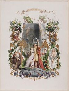 The four main drinks: May wine, 1853. Creator: Adolf Schroedter