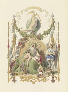 The four main drinks: Rhine wine, 1853. Creator: Adolf Schroedter