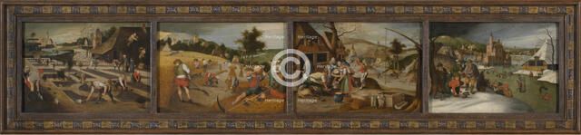 The Four Seasons, 1607. Creator: Abel Grimmer.