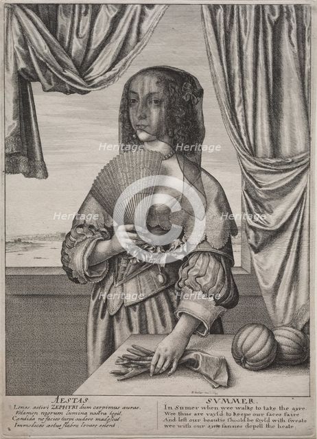 The Four Seasons, 1641. Creator: Wenceslaus Hollar (Bohemian, 1607-1677).