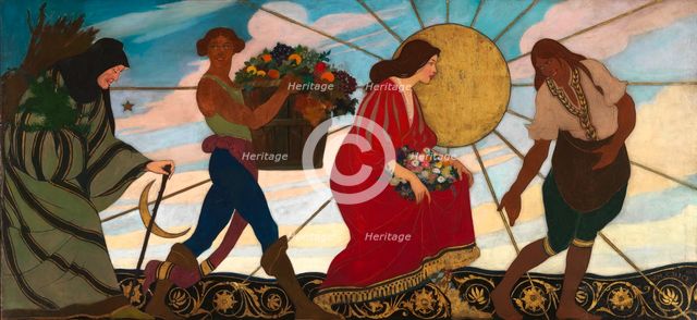 The Four Seasons, 1923. Creator: William Clarke Rice.