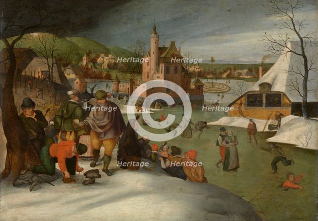 The Four Seasons: Winter, 1607. Creator: Grimmer, Abel (1570-1619).