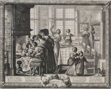 The Four Seasons: Winter, 1635. Creator: Abraham Bosse (French, 1602-1676)