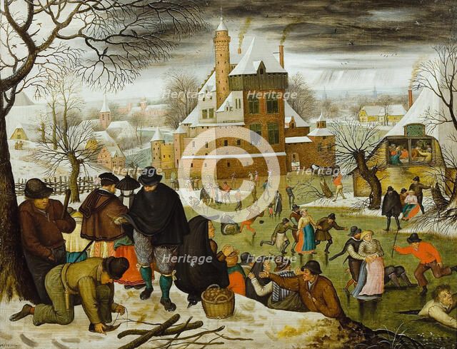 The Four Seasons: Winter, Second half of the 16th cen.. Creator: Brueghel, Pieter, the Younger (1564-1638).