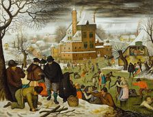 The Four Seasons: Winter, Second half of the 16th cen.. Creator: Brueghel, Pieter, the Younger (1564-1638)