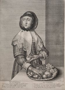 The Four Seasons: Autumn, 1641. Creator: Wenceslaus Hollar (Bohemian, 1607-1677)