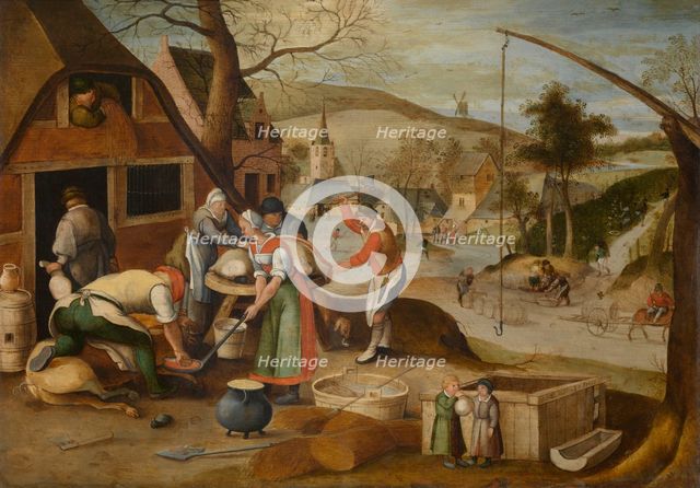 The Four Seasons: Autumn, 1607. Creator: Grimmer, Abel (1570-1619).