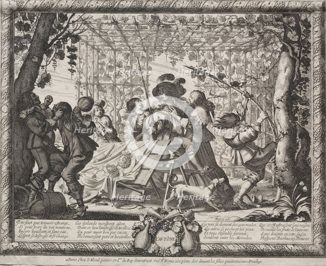 The Four Seasons: Autumn, 1635. Creator: Abraham Bosse (French, 1602-1676).