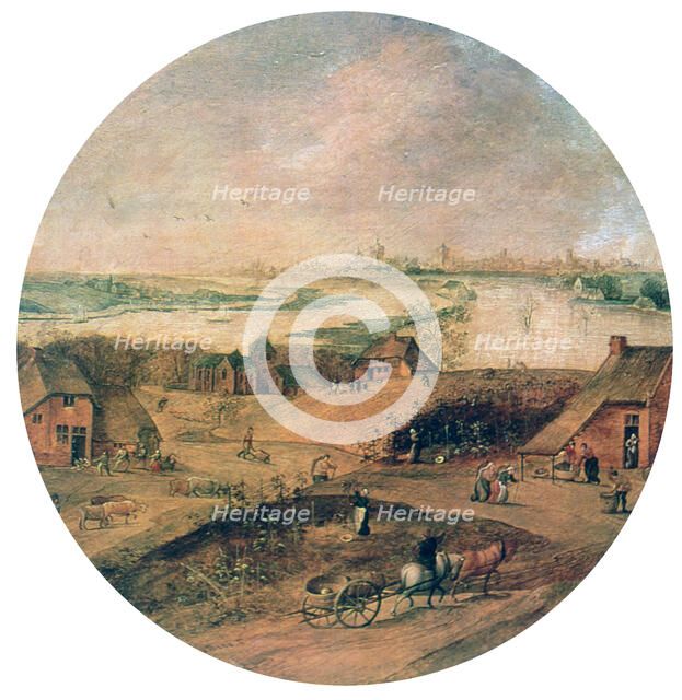 'The Four Seasons, Autumn', c1600. Artist: Abel Grimmer