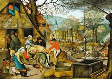 The Four Seasons: Autumn, Second half of the16th cen.. Creator: Brueghel, Pieter, the Younger (1564-1638)