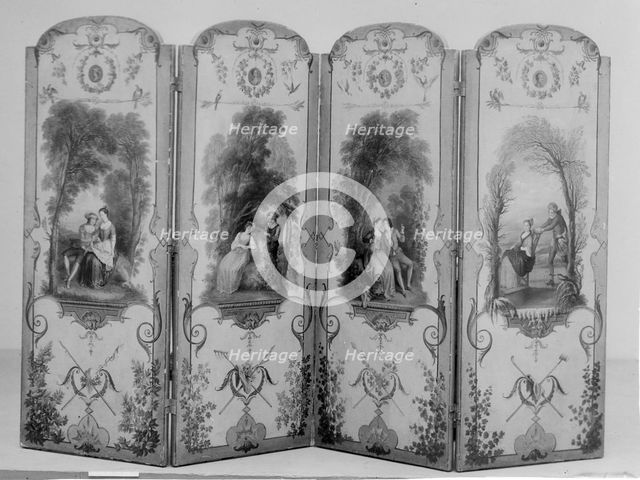 The Four Seasons, second quarter 18th century. Creator: After a composition by Antoine Watteau (French, Valenciennes 1684-1721 Nogent-sur-Marne) engraved by Boucher.