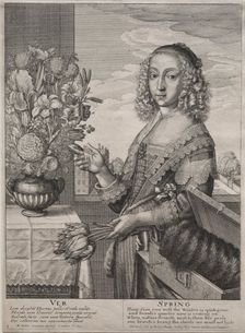 The Four Seasons: Spring, 1641. Creator: Wenceslaus Hollar (Bohemian, 1607-1677)