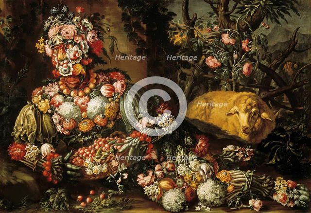 The Four Seasons: Spring, Between 1685 and 1695. Creator: Rasio, Antonio (active 1677-c. 1695).