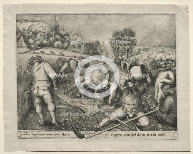 The Four Seasons: Summer, 1570. Creator: Pieter van der Heyden (Netherlandish, c. 1530-c. 1575).