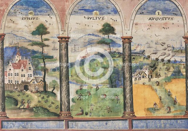 The Four Seasons: summer months, End of 17th-Early 18th cen. Creator: Anonymous.