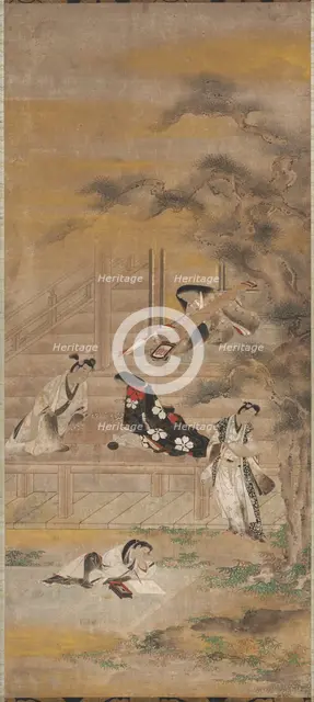 The Four Pleasures, 17th century. Creator: Iwasa Matabei (Japanese, 1578-1650), attributed to.