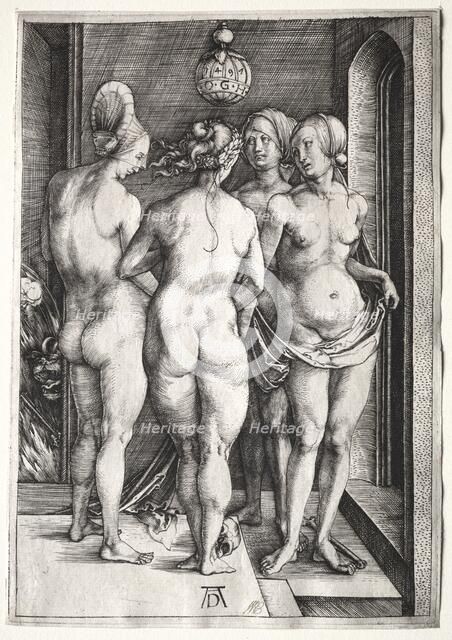 The Four Witches (Four Naked Women), 1497. Creator: Albrecht Dürer (German, 1471-1528).