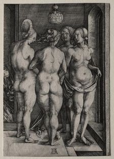 The Four Witches (Four Naked Women), 1497. Creator: Albrecht Dürer (German, 1471-1528)