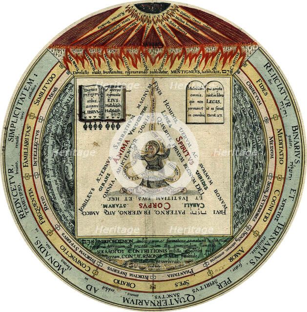 The Four, the Three, the Two, and the One, 1595.  Artist: Hans Vredeman de Vries