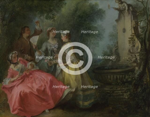 The Four Times of Day: Midday, c. 1740. Artist: Lancret, Nicolas (1690-1743)