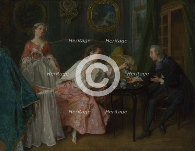 The Four Times of Day: Morning, c. 1740. Artist: Lancret, Nicolas (1690-1743)