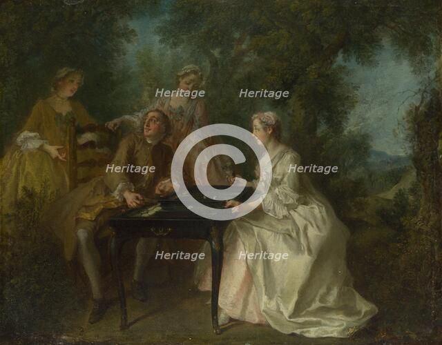 The Four Times of Day: Afternoon, c. 1740. Artist: Lancret, Nicolas (1690-1743)