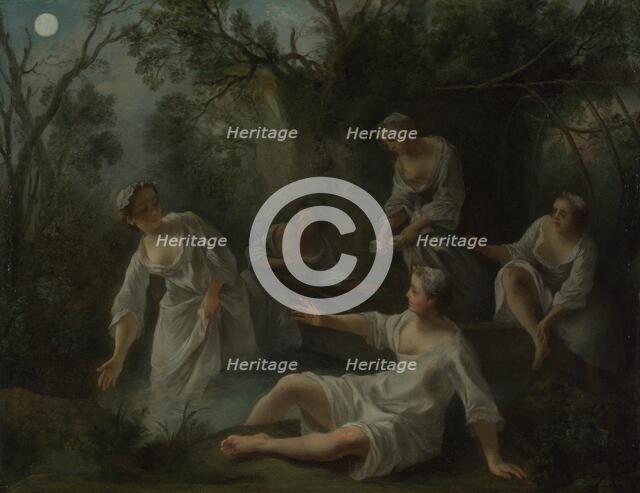 The Four Times of Day: Evening, c. 1740. Artist: Lancret, Nicolas (1690-1743)
