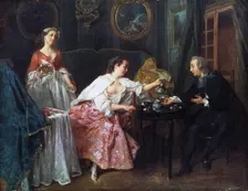 The Four Times of the Day: Morning 1739. Artist: Nicolas Lancret