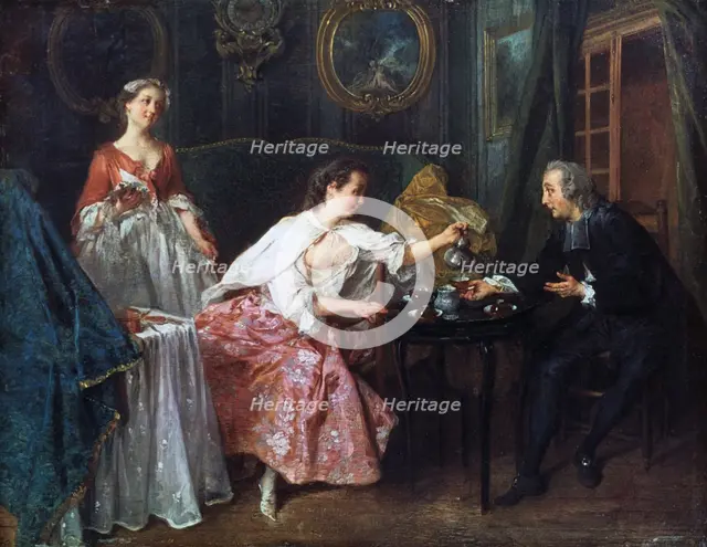 'The Four Times of the Day: Morning', 1739. Artist: Nicolas Lancret