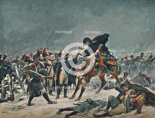 'The Fourteenth of the Line at Eylau', February 1807, (1896).  Artist: Unknown.