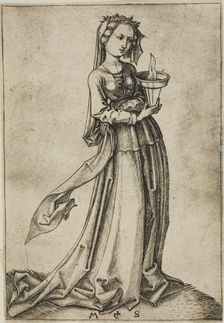 The Fourth Wise Virgin, n.d. Creator: Martin Schongauer