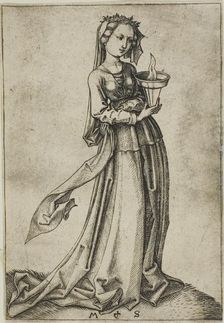 The Fourth Wise Virgin, n.d. Creator: Martin Schongauer