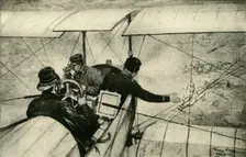 The Fourth Arm in the Great War: French Air-scouts at work First World War, 1914-1918, (c1920). Creator: Georges Bertin Scott