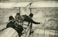 The Fourth Arm in the Great War: French Air-scouts at work First World War, 1914-1918, (c1920). Creator: Georges Bertin Scott