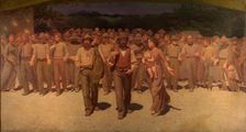 The Fourth Estate (Il Quarto Stato), 1901. Creator: Pellizza da Volpedo, Giuseppe (1868-1907)