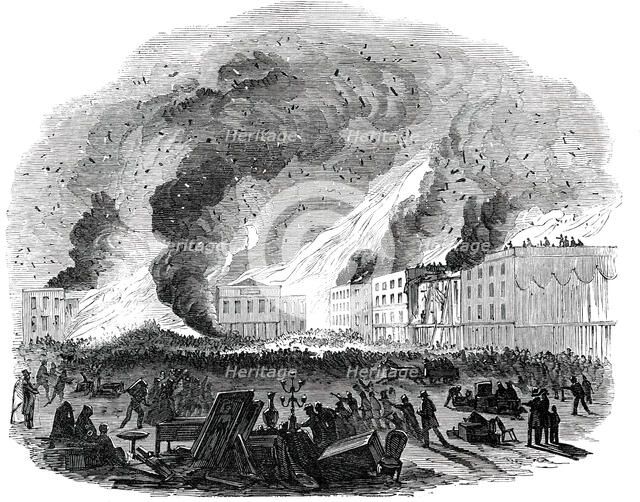 The Fourth Great Fire at San Francisco, 1850. Creator: Unknown.