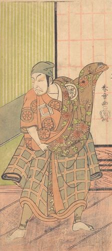 The Fourth Ichikawa Danjuro in the Role of Ukishima Danjo, 1769 Autumn. Creators: Shunsho, Ichikawa Danjuro IV