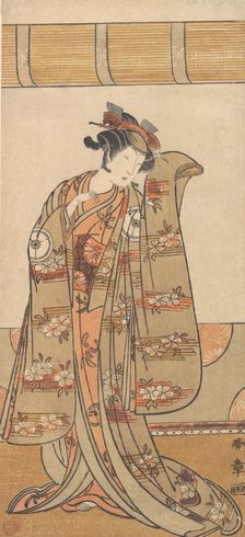 The Fourth Iwai Hanshiro as a Woman, 1773 or 1774. Creator: Shunsho