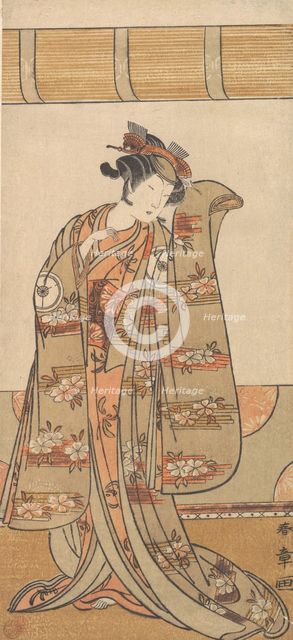 The Fourth Iwai Hanshiro as a Woman, 1773 or 1774. Creator: Shunsho.