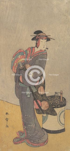 The Fourth Iwai Hanshiro as an Onnadate (Woman Kyokaku), ca. 1787-90. Creator: Shunsho.