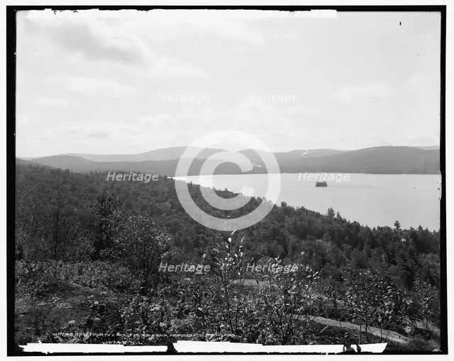 The Fourth Lake, Fulton Chain, Adirondack Mountains, c1904. Creator: Unknown.