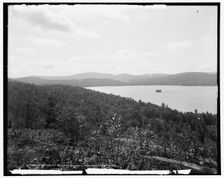 The Fourth Lake, Fulton Chain, Adirondack Mountains, c1904. Creator: Unknown