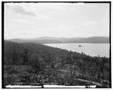 The Fourth Lake, Fulton Chain, Adirondack Mountains, c1904. Creator: Unknown