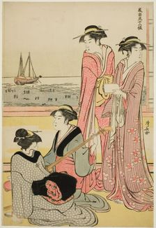 The Fourth Month, from the series "Twelve Months in the South (Minami juni ko)", c. 1784. Creator: Torii Kiyonaga